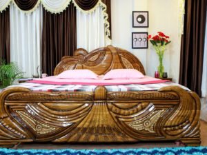 Anchal Design Solid Teak Wooden Bed
