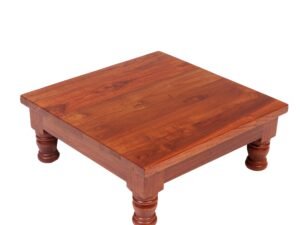 Micromini Montage Themed Handmade Wooden Bajot for Home