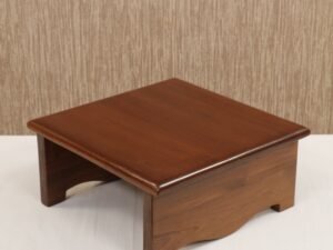 Simple Compact Multipurpose Teak Wooden Bajot