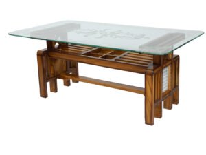 Teak Wooden Center cum Coffee Table 001