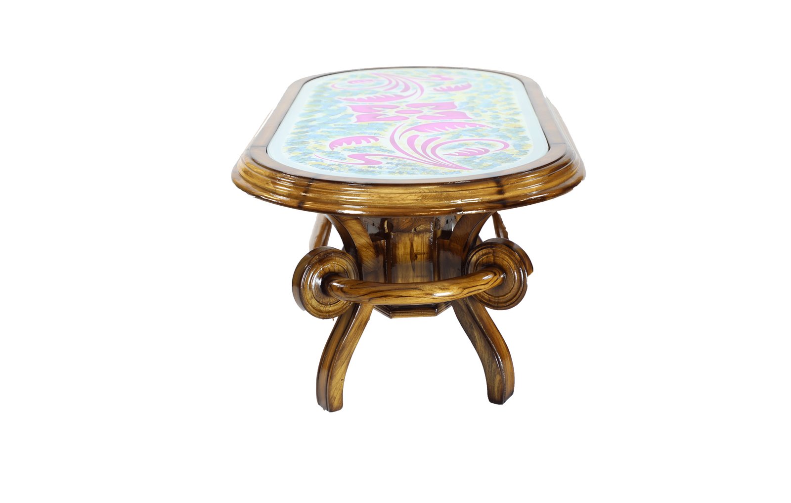 Teak Wooden Center cum Coffee Table 003 - Srgun Hut Teak Wooden Center cum Coffee Table 003 - Image 2