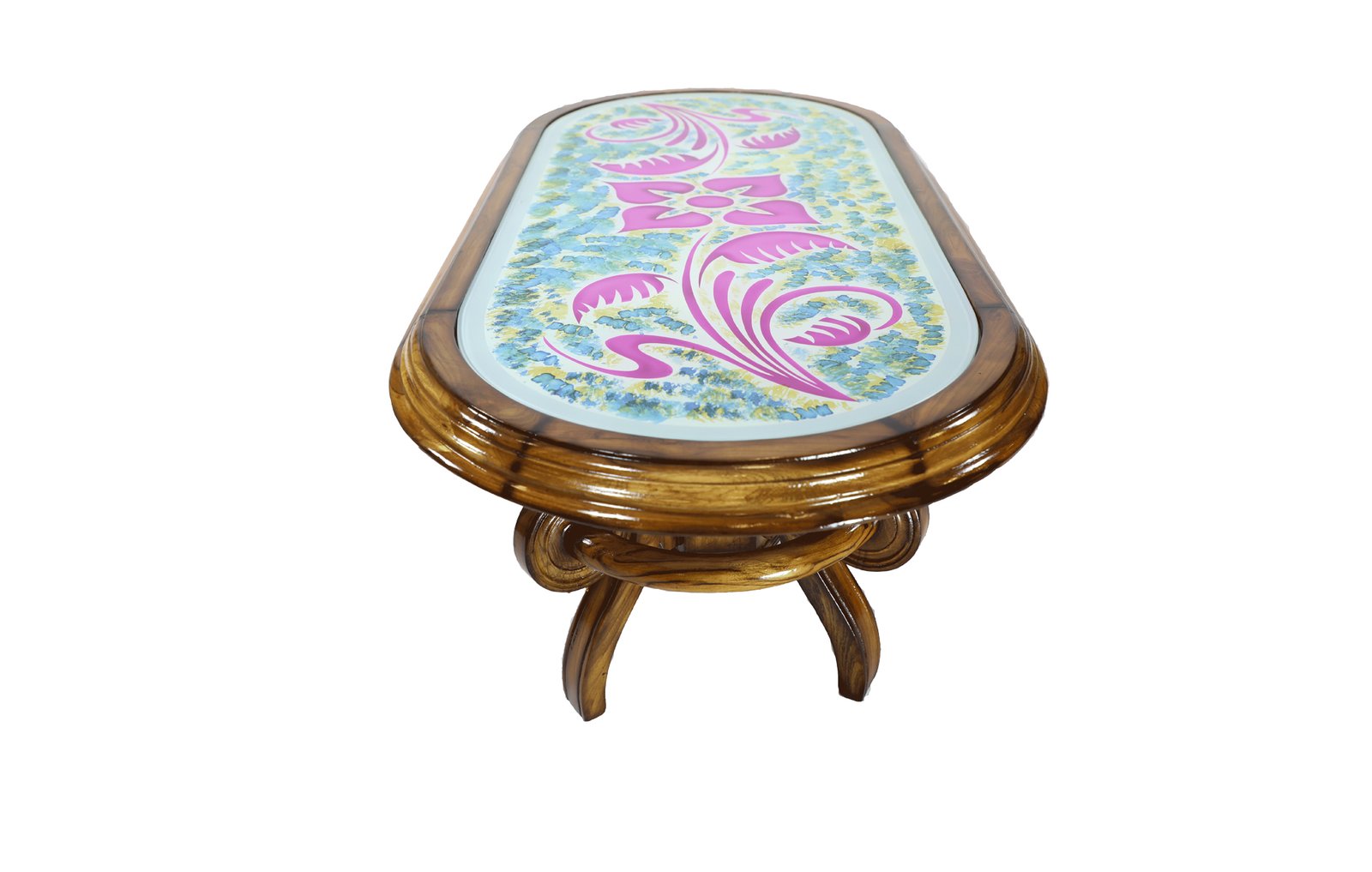 Teak Wooden Center cum Coffee Table 003 - Srgun Hut Teak Wooden Center cum Coffee Table 003 - Image 3