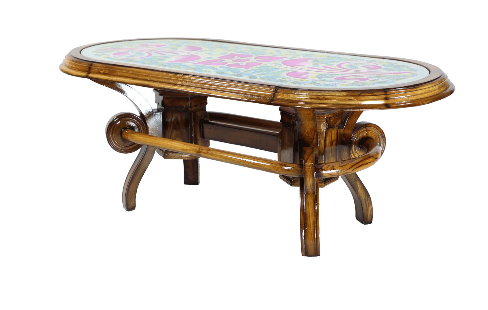 Teak Wooden Center cum Coffee Table 003 - Srgun Hut Teak Wooden Center cum Coffee Table 003