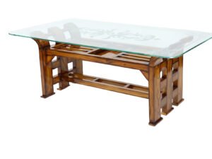Teak Wooden Center cum Coffee Table 005